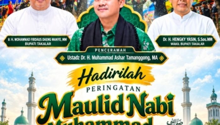 Pemkab Takalar Gelar Maulid Nabi 1448 H , Menguatkan Spirit Religius Menuju Daerah Lebih Maju dan Sejahtera