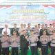 Kapolres Maros Bersama PJU Beri Surprise HUT ke-81 TNI di Markas Kodim 1422 Maros