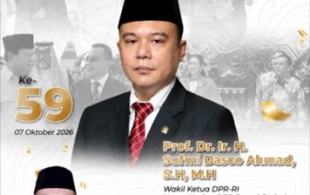 Dari Cilegon untuk Dasco! Helldy Agustian Titip Doa di Hari Istimewa : Semoga Selalu dalam Lindungan Allah SWT