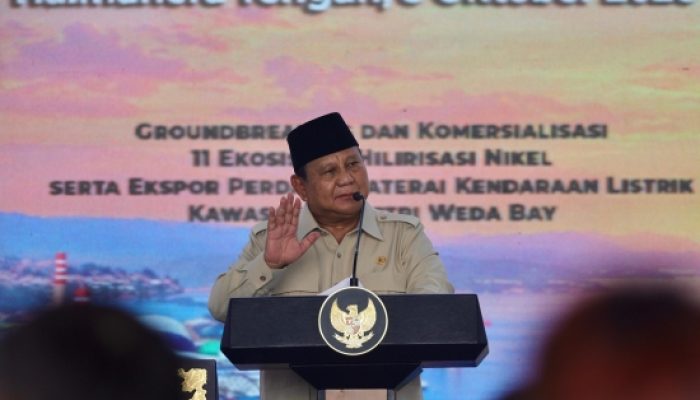 Prabowo : Ekspor Perdana Baterai Kendaraan Listrik Bukti Hilirisasi Indonesia Berhasil