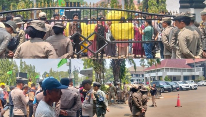 Aspirasi PKL Bona Menggema di Kantor Wali Kota Cilegon, Demo Selesai Tanpa Respons