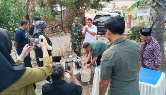 Penuhi Kebutuhan Air Bersih, Bupati Daeng Manye Resmikan Sumur Bor dan Bantu 100 KK di Moncongkomba