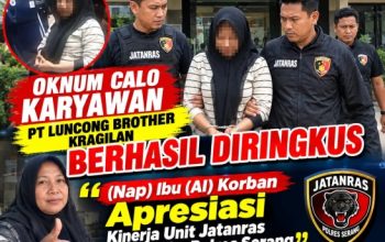 Calo Kerja PT Luncheong Brother Ditangkap! Orang Tua Korban Apresiasi Gerak Cepat Polres Serang