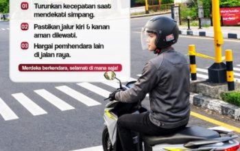 Honda Babel Ingatkan Pengendara Waspada Saat Melintasi Pertigaan