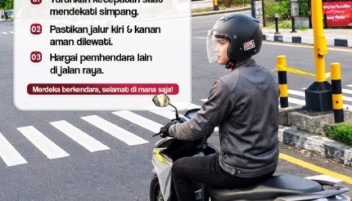 Honda Babel Ingatkan Pengendara Waspada Saat Melintasi Pertigaan