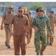 Daeng Manye Di Dampingi Brigjen TNI Fadli Mulyono Menyaksikan Latihan Free Fall Brigif 3/TBS Digelar di Takalar, 21 Prajurit Terjun dari Pesawat Hercules