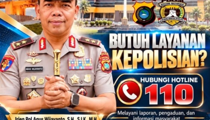 Polda Babel Permudah Akses Pelayanan Masyarakat Melalui Hotline 110 dan Whatsapp Kapolda
