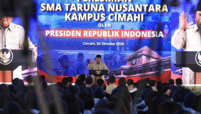 Presiden Prabowo Ingin SMA Taruna Nusantara Cimahi Cetak Pemimpin Jujur dan Cinta Tanah Air
