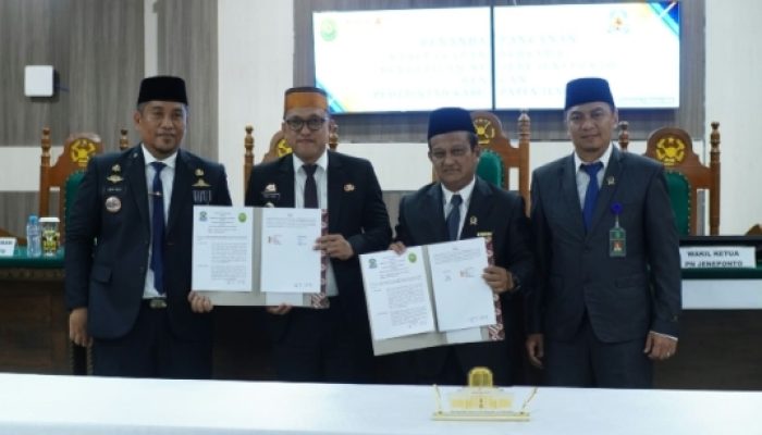Pemkab Jeneponto dan Pengadilan Negeri Perkuat Sinergi, Tanda Tangani Kesepakatan Bersama Demi Akses Keadilan Masyarakat
