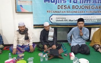 Pengajian Rutin Rabu Malam di Desa Bojonegara, Ustadz H. Mas’udi Ungkap 5 Amalan yang Dirindukan Surga
